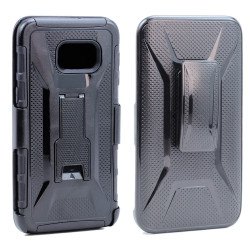 Samsung S8 Holster Combo Belt Clip Case (Black)